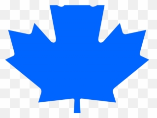 Maple Leaf Clipart File - Canadian Png Download Blue