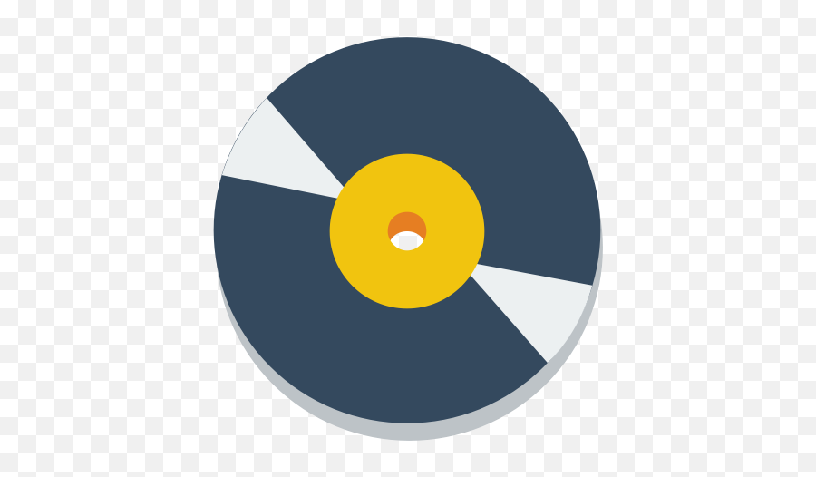 Data Storage Device Gramophone Record - Vinyl Icon Flat Png,Data Record Icon