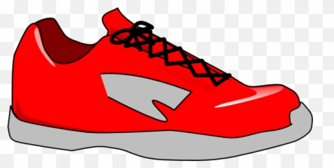 Sneaker Red Tennis Shoes Clipart - Clipartix Red Shoe png