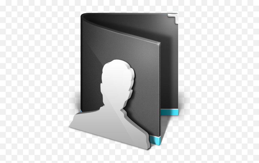 Folder Users Icon - Personal Data Icon 3d Png,3d Folder Icon