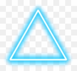 Blue Triangle Png Picture - Neon Triangle Pink And Blue,Blue Triangle Png