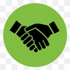 Projects - Globethicsnet Hands Shaking Icon Png Green