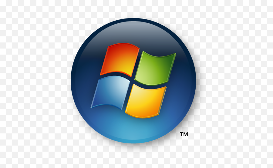 Logo Windows 7 Hd Png Image - Start Button On Desktop,Windows 7 Logo Png
