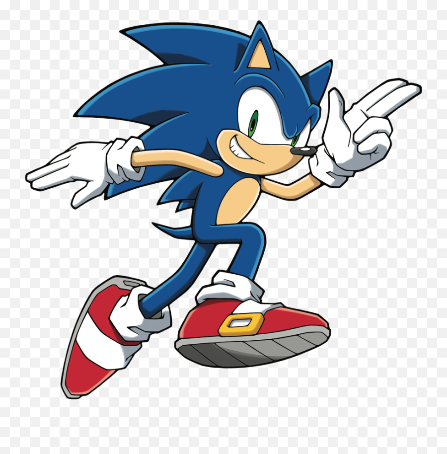 Sonic The Hedgehog - Yuji Uekawa Sonic Pose Png,Sonic The Hedgehog Transparent