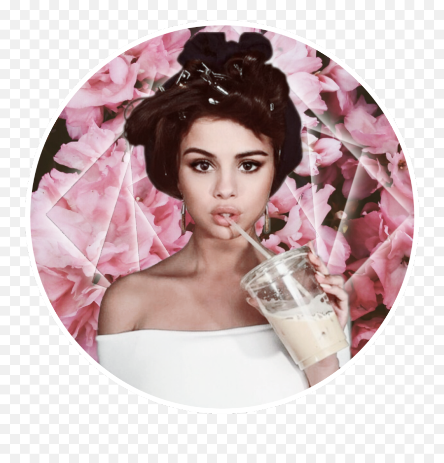 Selena Gomez Bigoudis Bouton - Selena Gomez Hair Roll Png,Selena Gomez Icon