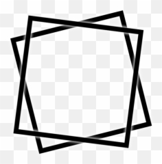 Mq Frame Frames Black White Border Square - Line Art Black And White Frame Clipart png