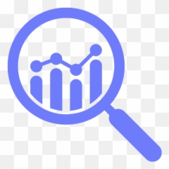 Scalematters For Revops Leaders Managed - Magnifying Glass Graph Icon png
