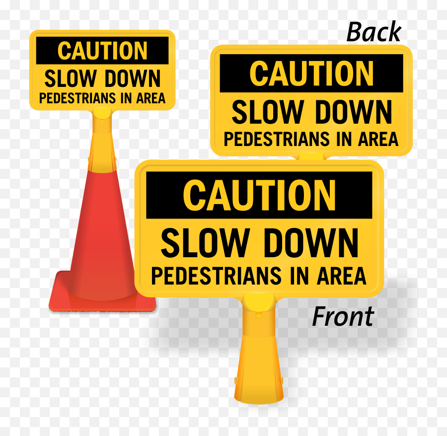 Slow Pedestrian Crossing Signs Down - Language Png,Slow Down Icon