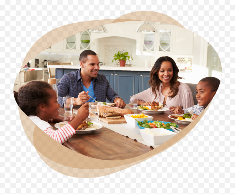 People Eating - Family Eating Png Download Original Size Pleasant Mealtime,People Eating Png