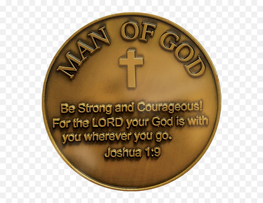 Lion Of Judah Gold Plated Christian Challenge Coin - Solid Png,Pocket Protector Icon