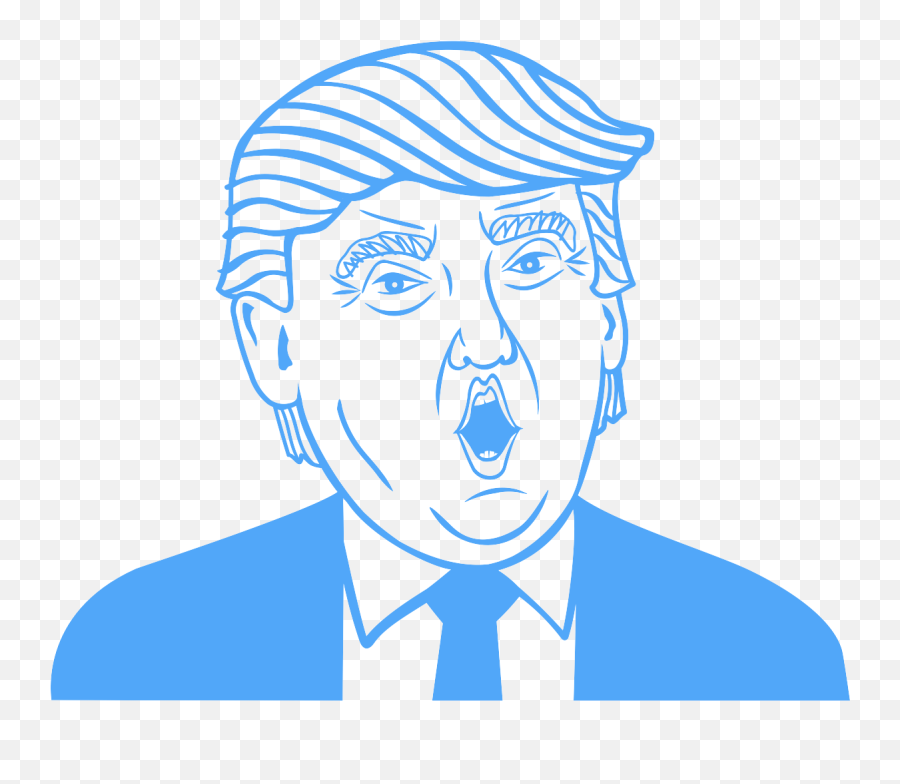 The Noun Project Examples - Q Donald Trump Outline Vector Png,Trump 128x128 Icon