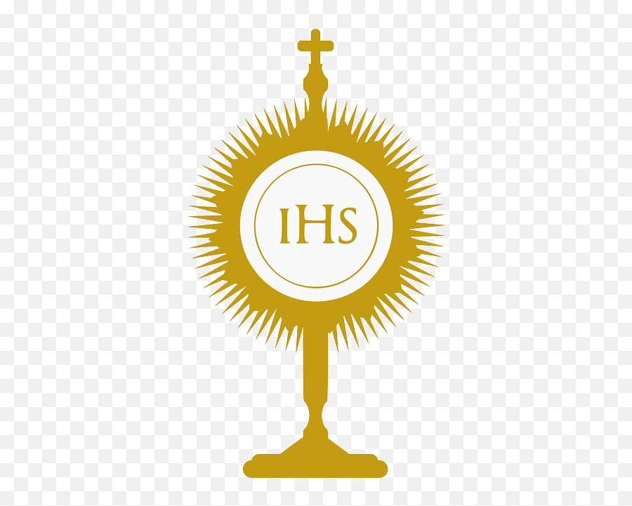 Adoration Catholic - Clip Art Monstrance Png,Eucharist Png