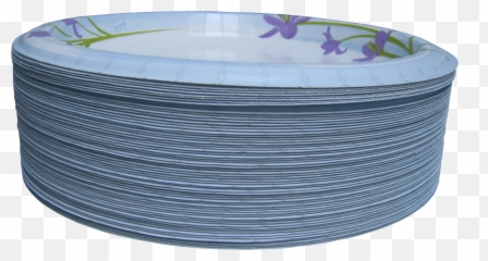 Paper Plates - Paper Disposable Item Png,Plates Png
