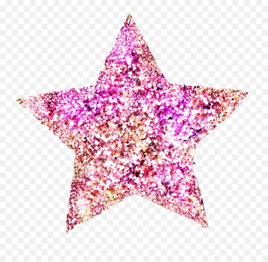 Download Hd Scglitter Sticker - Pink Glitter Star Png Star Glitter Transparent Background,Gold Glitter Star Png