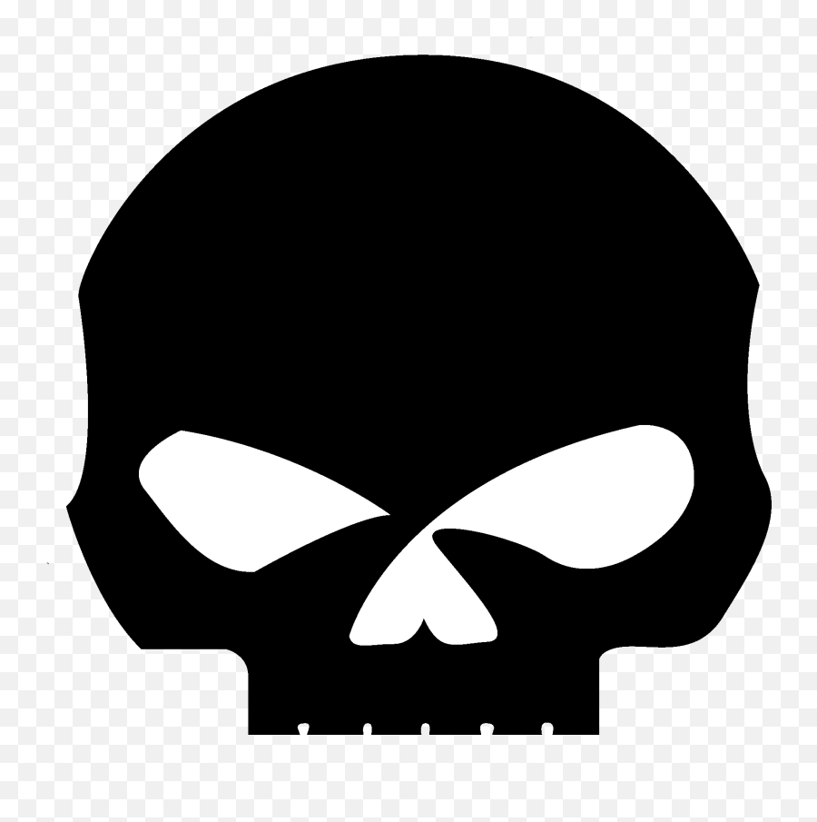 Willie G Skull Clipart - Tank Harley Davidson Decal Png,Skull Logo Png