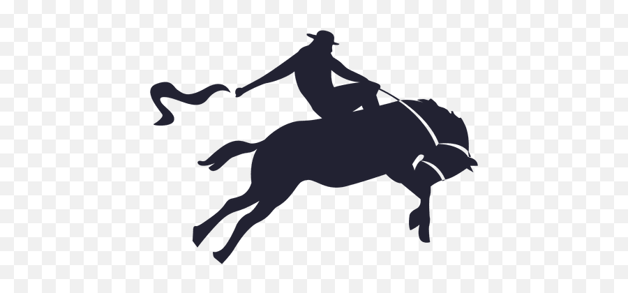 Cowboy Png - Rodeo Silhouette Png,Cowboy Png