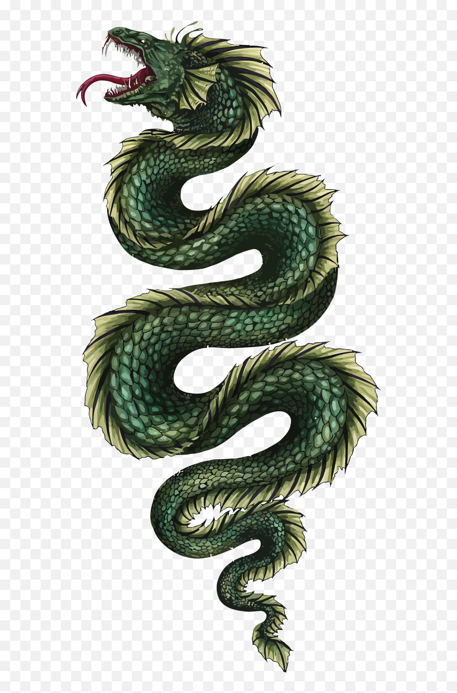 Download Midgard Serpent Chinese Dragon Vector Jxf6rmungandr - Serpent Dragon Png,Serpent Png