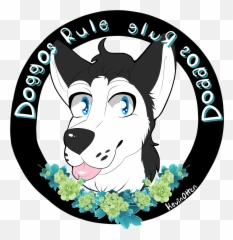 Download Hd Redbubble Doggo - Siberian Husky Transparent Portable Network Graphics Png,Husky Png