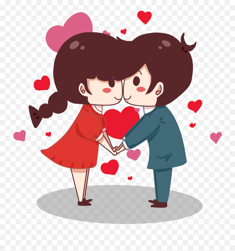 Cute Little Couple Png Image - Love Romantic Valentine Day,Couple Png