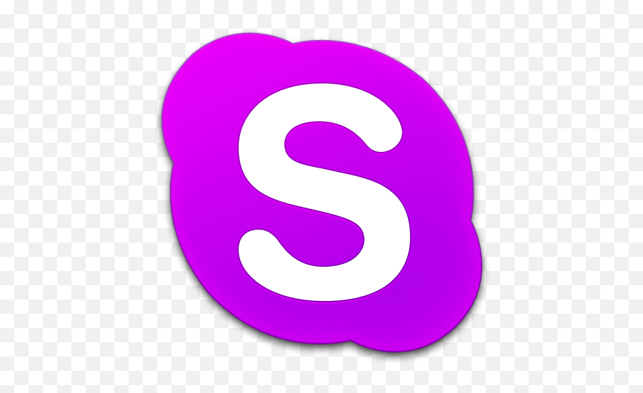 Skype Purple Icon - Skype Pink Icon Png,Skype Logo Png