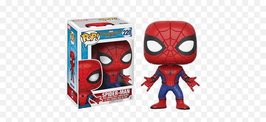 Spider - Man Homecoming Funko Pop Spiderman 220 Spider Man Bobble Head Png,Spider Man Homecoming Png