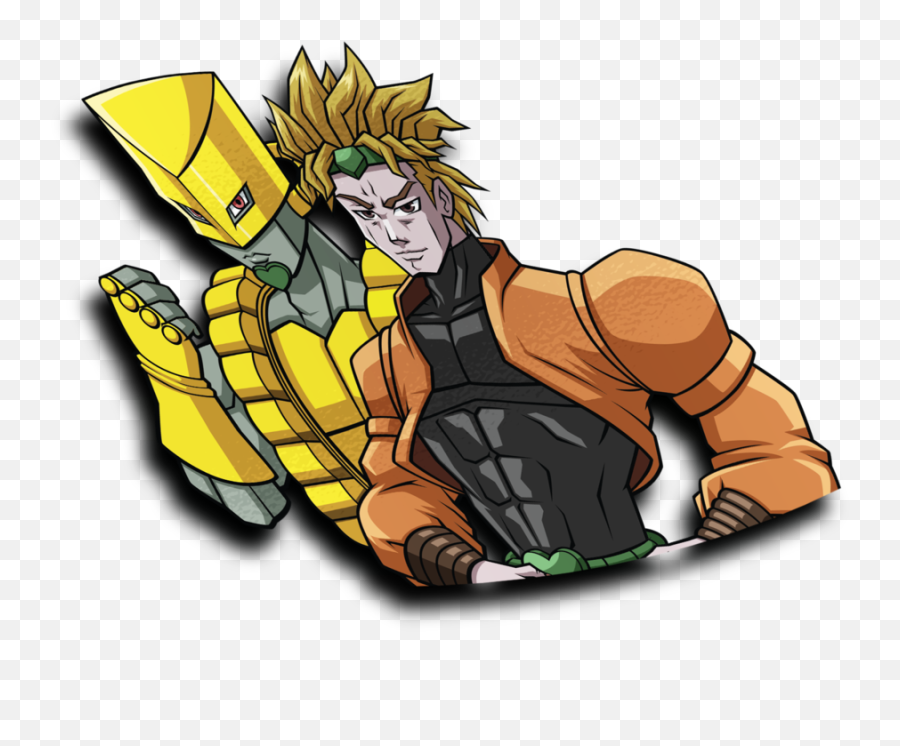 Dio Brando Half Peeker Sticker - Illustration Png,Dio Brando Png