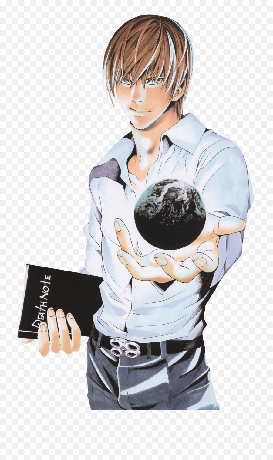 Light Yagami Holding Earth - Death Note Light Png,Light Yagami Png