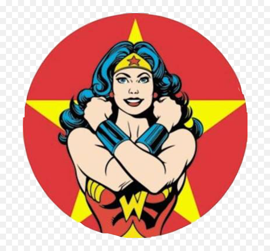 Wonderwoman Power Girlpower Freetoedit - Wonder Woman Wonder Woman Round Png,Girl Power Png