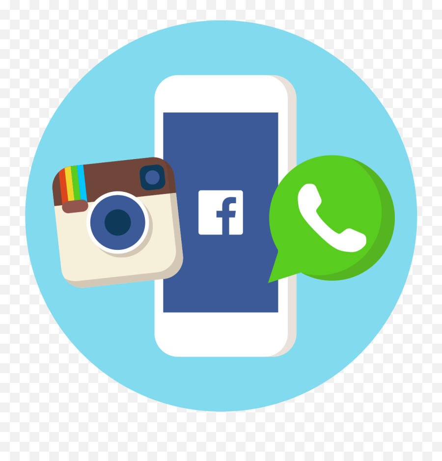 Facebook Whatsapp Instagram - All Png Hd Whatsapp Facebook Instagram,Facebook Instagram Png