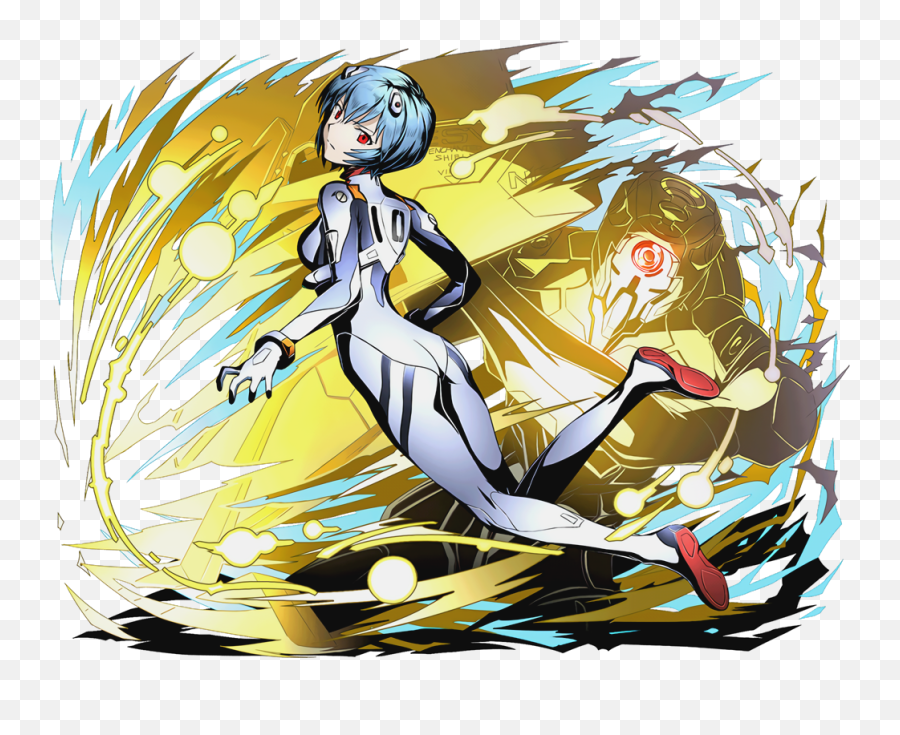 Ayanami Rei And Eva 00 Neon Genesis Evangelion 1 More - Evangelion Divine Gate Png,Rei Ayanami Png