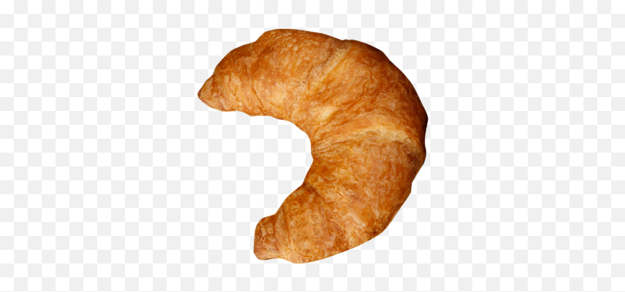 Large Butter Croissant Bent - Croissant Png,Croissant Transparent