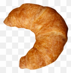 Large Butter Croissant Bent - Croissant Png,Croissant Transparent