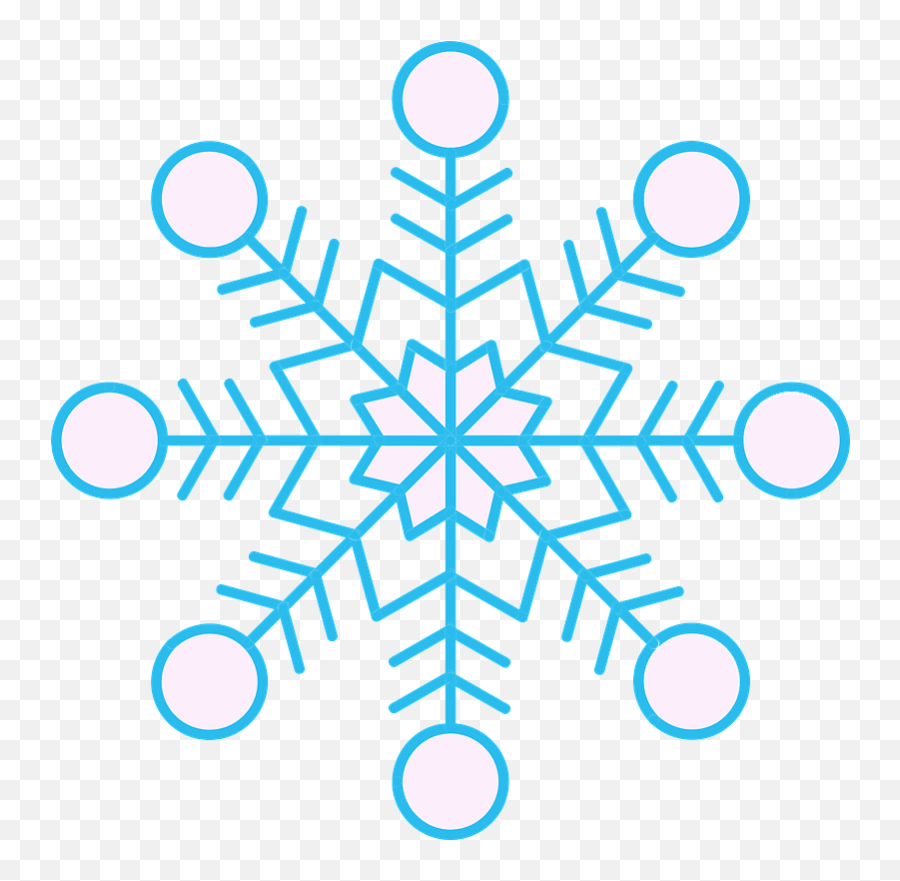 Snowflake Clipart - Transparent Snow Icon Png,Snowflakes Clipart Png