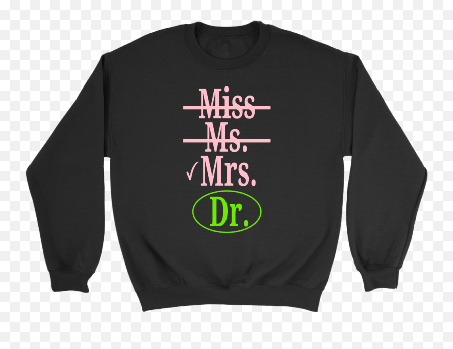 Download Hd Mmmd Pink And Green Check Mark Crewneck - Sweater Png,Green Check Mark Png