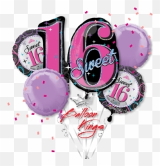 Sweet 16 Bouquet - Transparent Sweet 16 Png,Sweet 16 Png