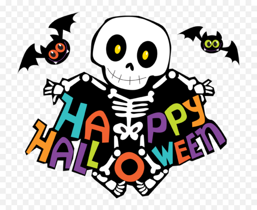 Download Mq Skeleton Halloween Happy - Transparent Adornos Halloween Para Imprimir Png,Halloween Transparent Background