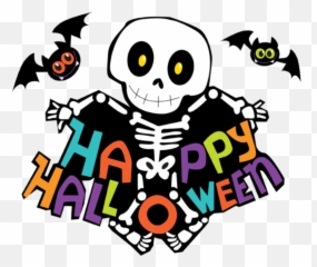 Download Mq Skeleton Halloween Happy - Transparent Adornos Halloween Para Imprimir png