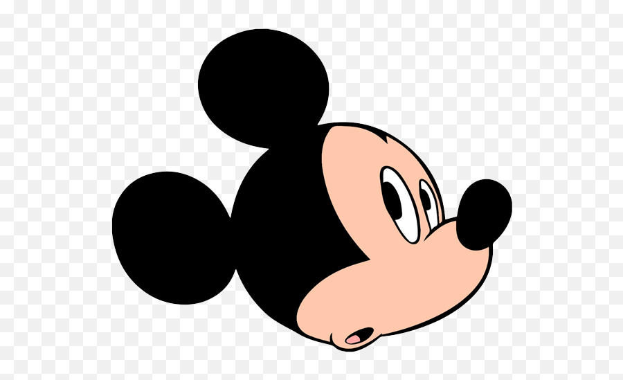 Mickey Mouse Face Png Image With No - Mickey Mouse Head Transparent,Mickey Mouse Face Png