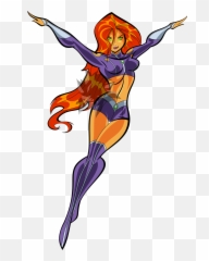 Raven Teen Titan Wallpaper - Bruce Timm Starfire Png,Starfire Png