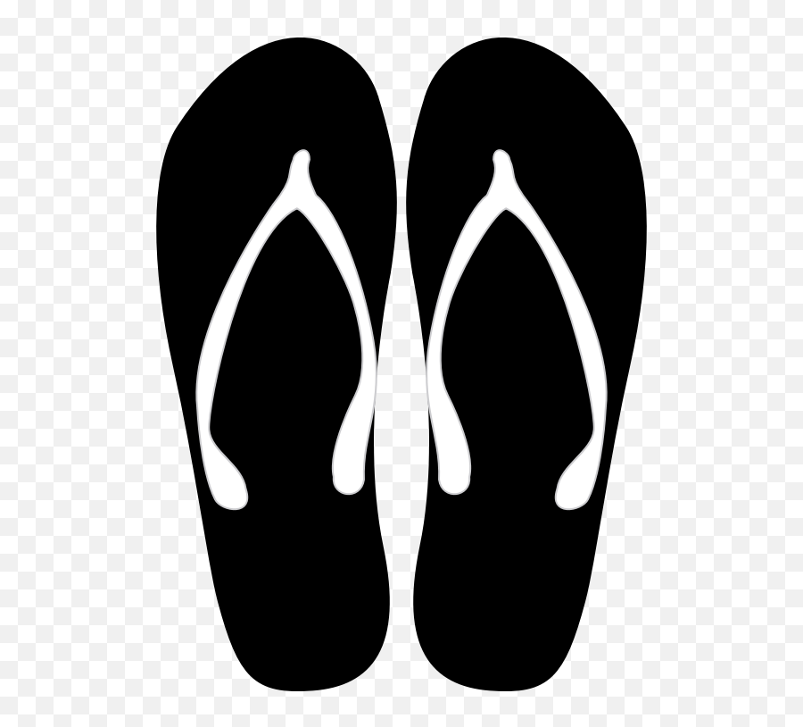 Download Flip Flop Silhouette Clip Art - Logo Sandal Png,Flip Flops Transparent Background