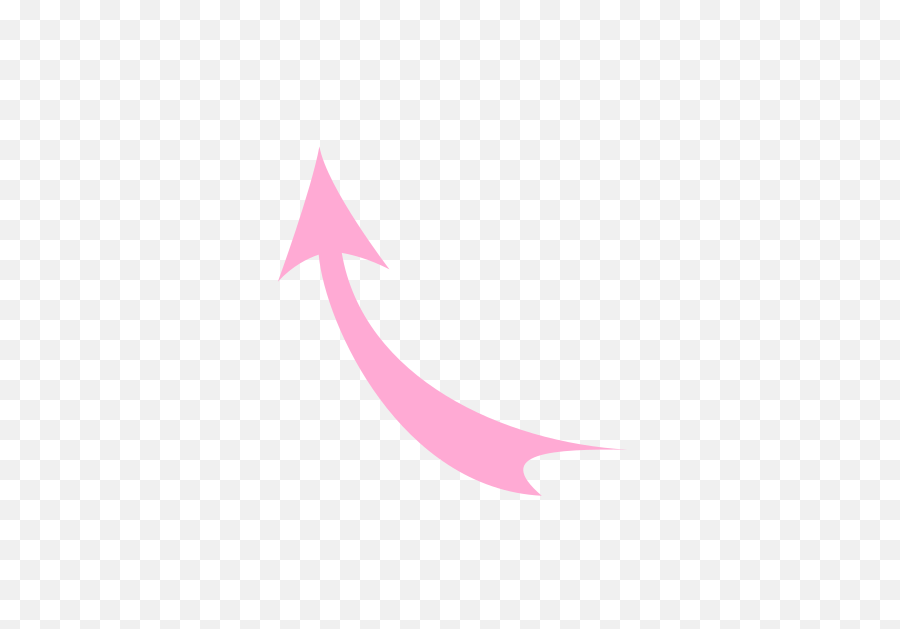 Red Curved Arrow Png Transparent - Transparent Background Pink Arrow Png,Curved Arrows Png