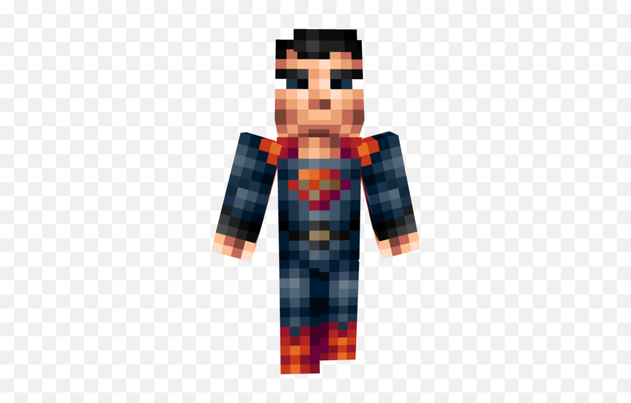 The Man Of Steel Superman From Movie Minecraft Skin - Fictional Character Png,Man Of Steel Png