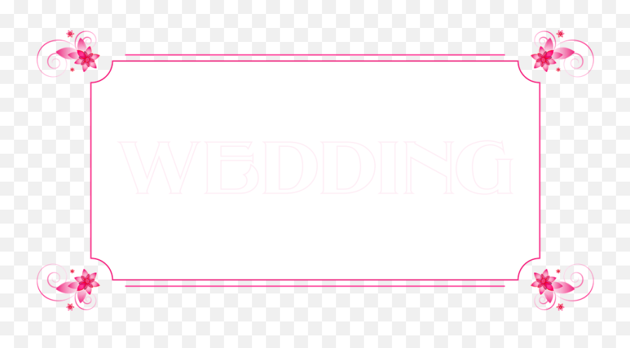 Banner Pink Flowers Png