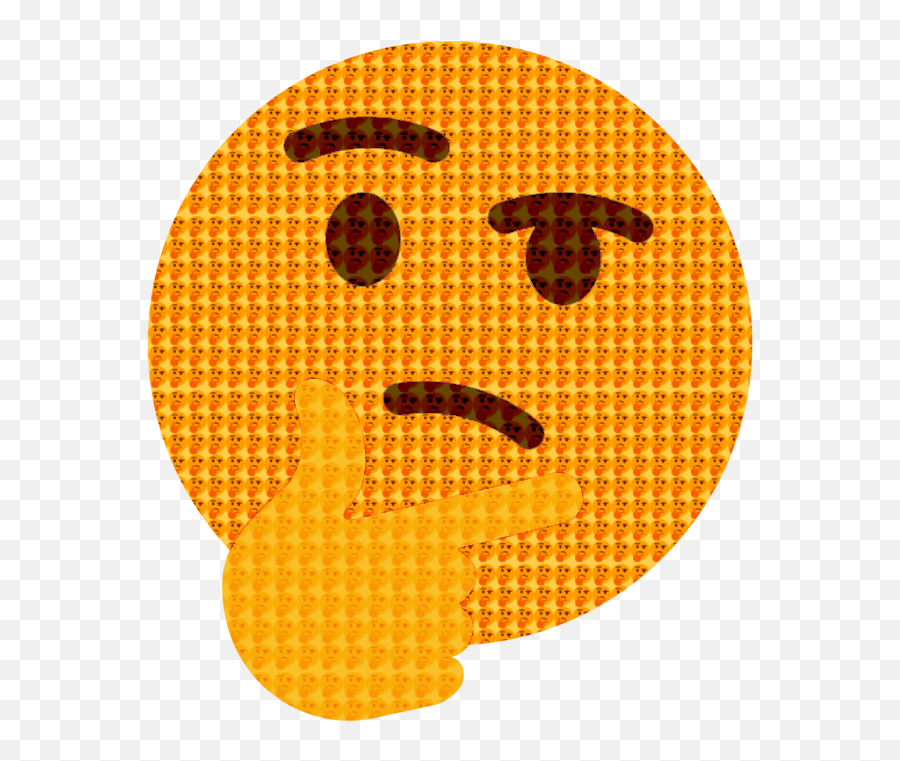 Thonkception - Thinking Palm Emoji Png,Thinking Face Emoji Png