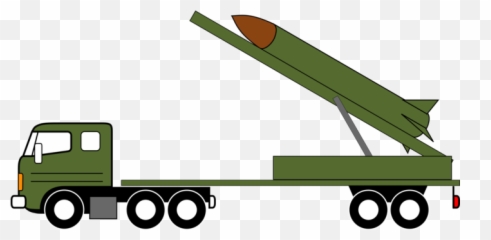 Rocket Launcher Photo Background - Truck Missile Drawing png