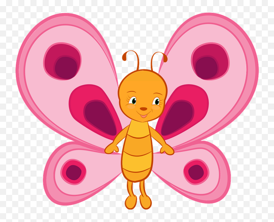 Cute Butterfly Clipart Free Download Transparent Png - Cute Butterfly  Clipart Butterfly Cartoon,Butterfly Clipart Png - free transparent png  images 