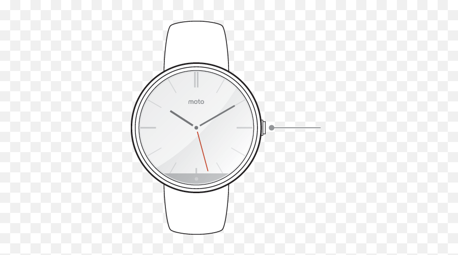 Turn The Moto 360 - Solid Png,Power Button Png