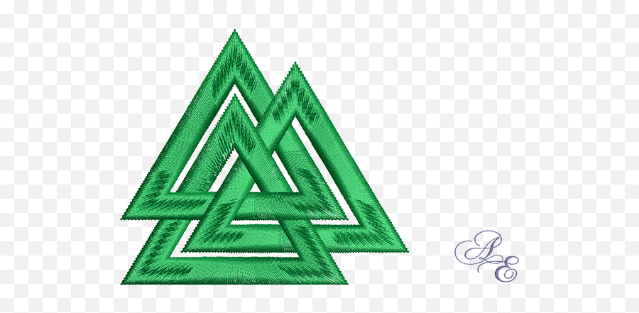 Machine Embroidery Designs - Language Png,Valknut Png