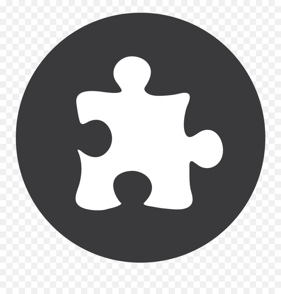 Puzzle Grey Icon - Black Puzzle Icon Png,Grey Icon