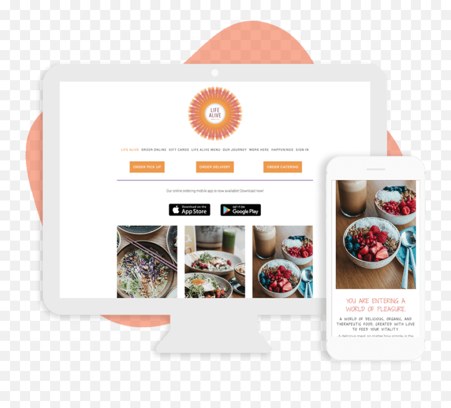 Online Food Ordering Solution For - Restaurant Website Mobile App Design Png,Food App Icon Design